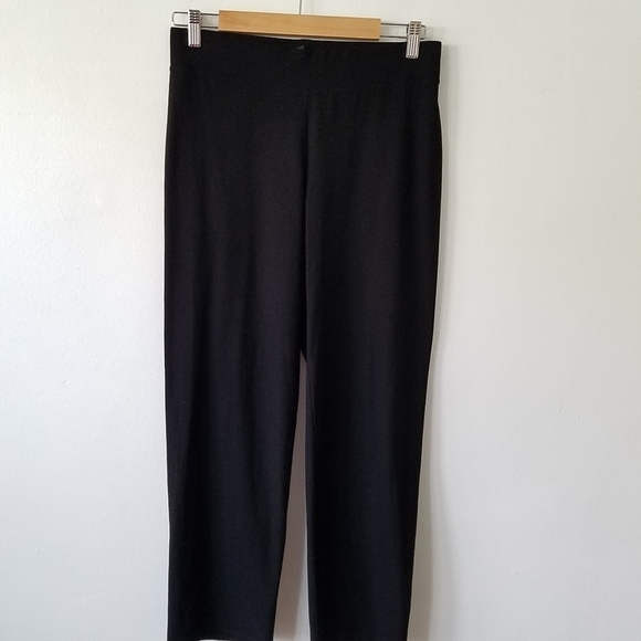 Eileen Fisher Elastic Waist Pull-on Straight Leg Casual Pants Size PM - Picture 4 of 10